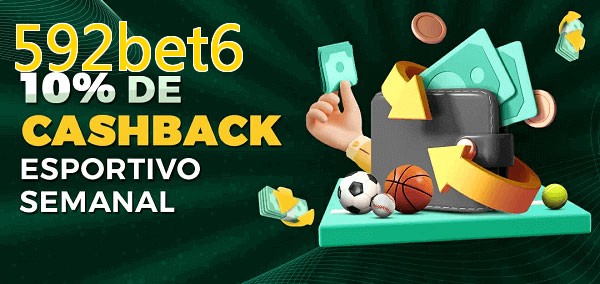 10% de bônus de cashback na 592bet6